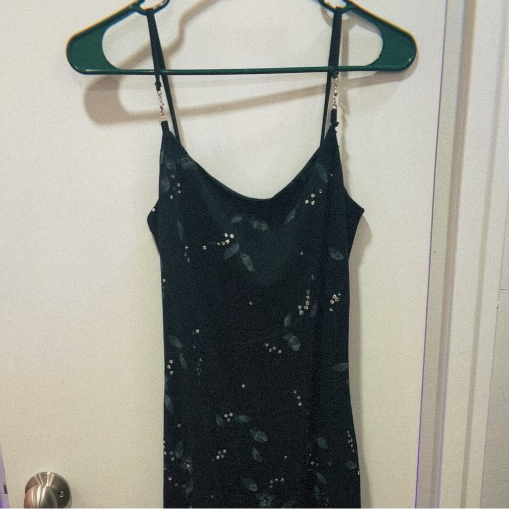 black floral dress